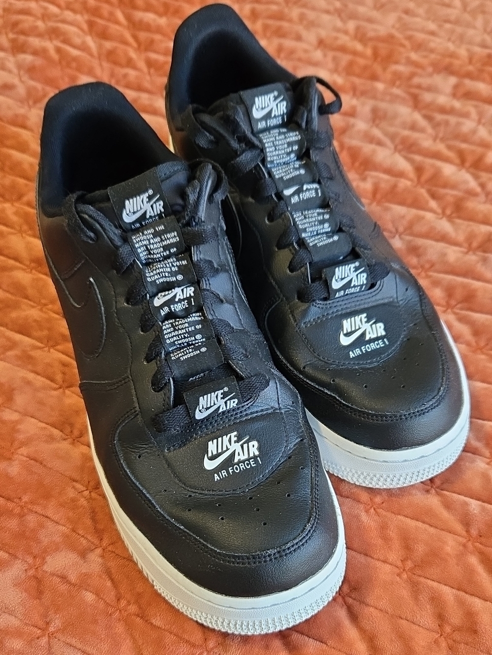 Nike Air Force 1 Low '07 LV8 "DOUBLE AIR PACK" mens 10,cj1379-001,2020 Xlnt.cond